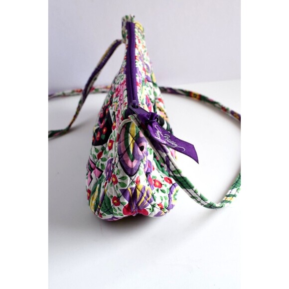 2011 Vera Bradley Viva La Vera Pleated Front Mini Shoulder Bag EUC - Picture 7 of 16